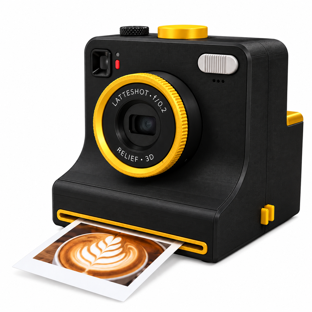 Brewclick Coffee Photo Printer + 4 Stencil Set